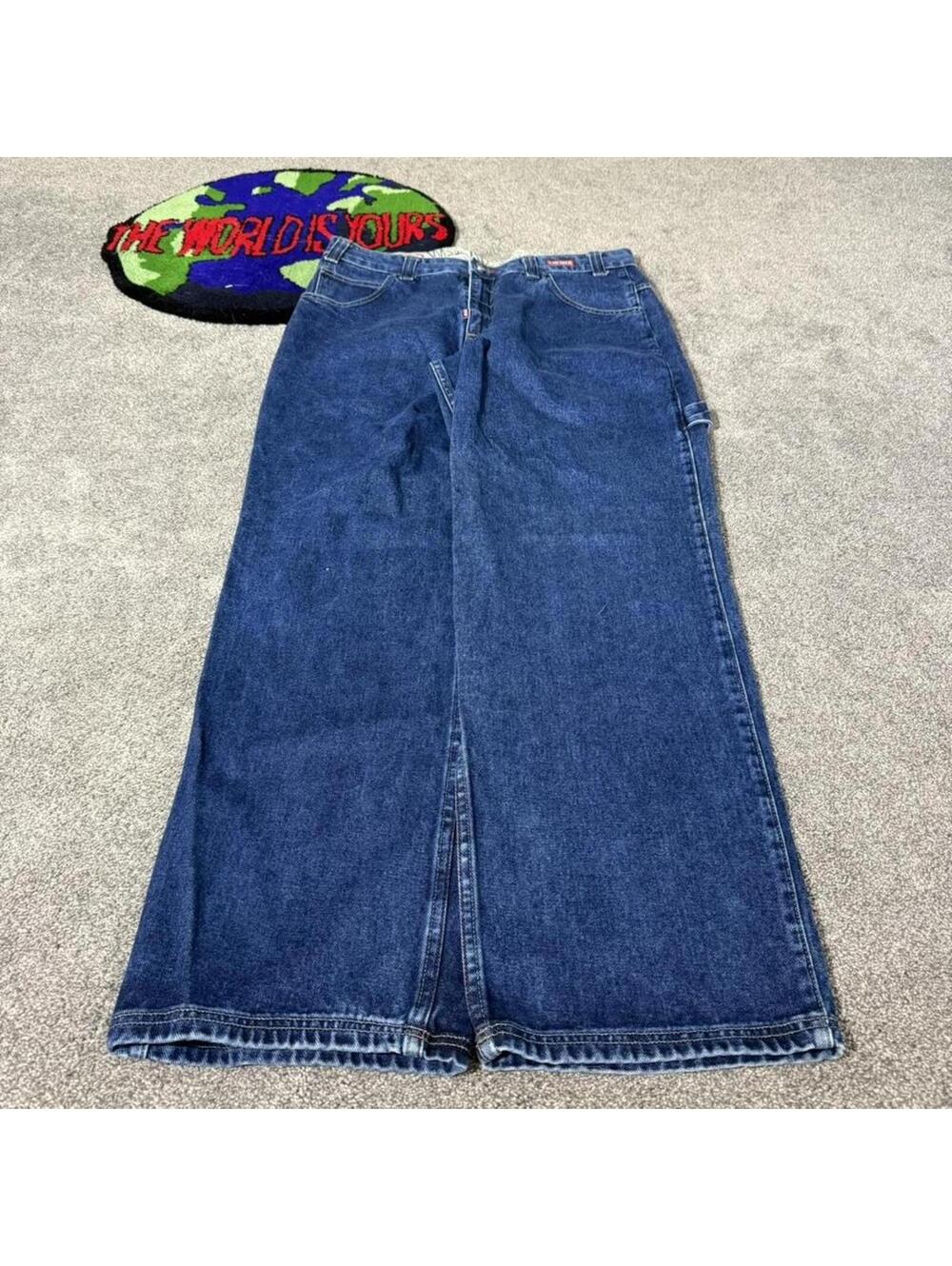 vintage y2k straight fit jeans 2000’s ecko united carpenter denim